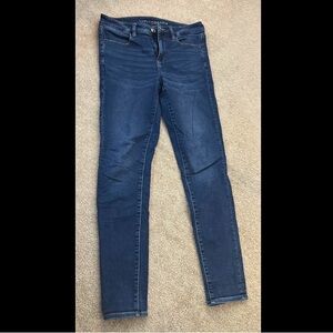American Eagle Outfitters Dark Blue Skinny Jeans